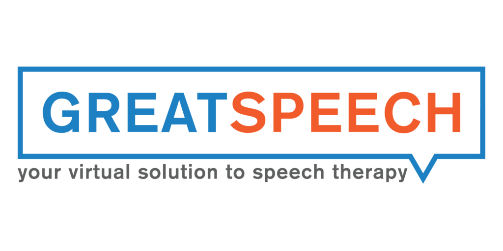 Greater speech. Speech logo.