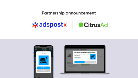 adspostx and CitrusAd Announce Partnership (Photo: Business Wire)