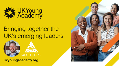 original Arctoris' Co-Founder and COO, Tom Fleming, joins first UK-wide Young Academy (Photo: Business Wire)
