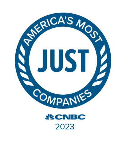 Fifth Third Bank was ranked #23 in the rankings of the Top 100 Most JUST Companies in America by JUST Capital and CNBC. Fifth Third was rated fifth among banks. (Graphic: Business Wire)