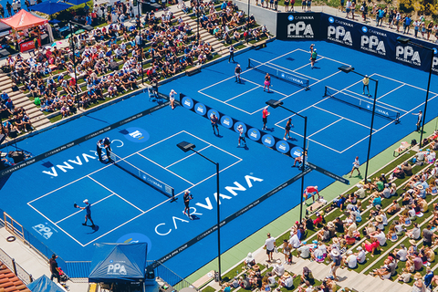 Carvana Professional Pickleball Association shares 2023 tour dates and on-site fan zone experience. (Photo: Business Wire)