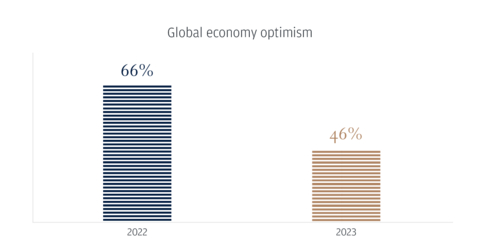 Global economy optimism (Graphic: Business Wire)
