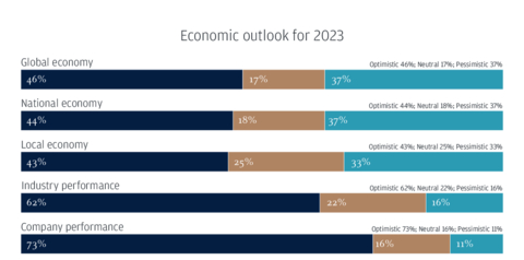 Economic outlook for 2023 (Graphic: Business Wire)