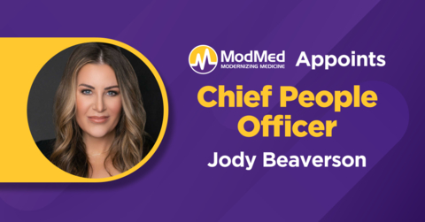ModMed Appoints Chief People Officer, Jody Beaverson (Photo: Business Wire)