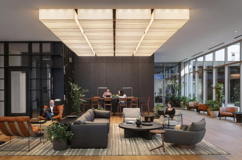 An example of the new gathering spaces at the repositioned 800 Fifth in Seattle. (Photo: Business Wire)