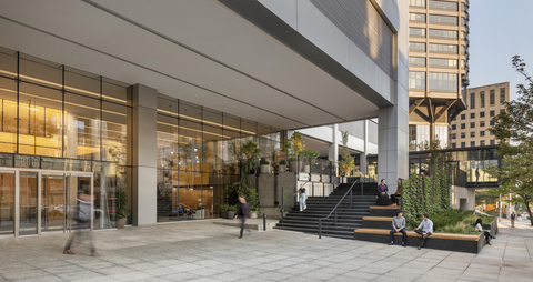 New welcoming exterior of 800 Fifth in Seattle. (Photo: Business Wire)