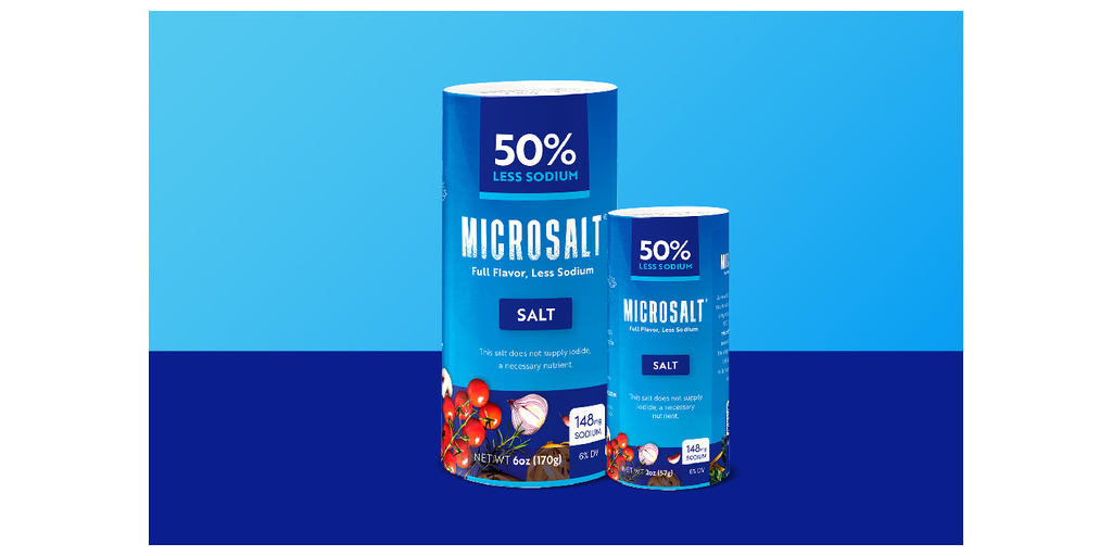 Save on MicroSalt 50% Less Sodium Salt Order Online Delivery