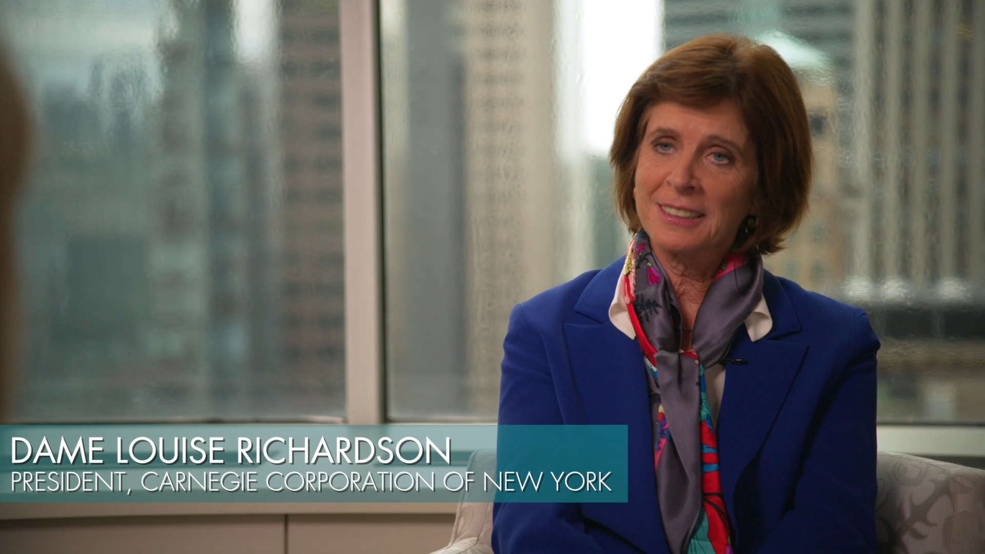 This preview of a Carnegie Conversation between Dame Louise Richardson, who joined Carnegie Corporation of New York as its 13th president in January 2023, and Emmy Award–winning journalist and long-serving Corporation trustee Judy Woodruff focuses on Richardson’s personal story — growing up as a tomboy in rural Ireland and the role philanthropy played in her own education as the first in her family to go to college. Full interview here: https://www.youtube.com/watch?v=fL1N6sbN-kA
