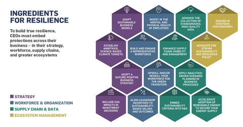 Ingredients for resilience (Graphic: Business Wire)