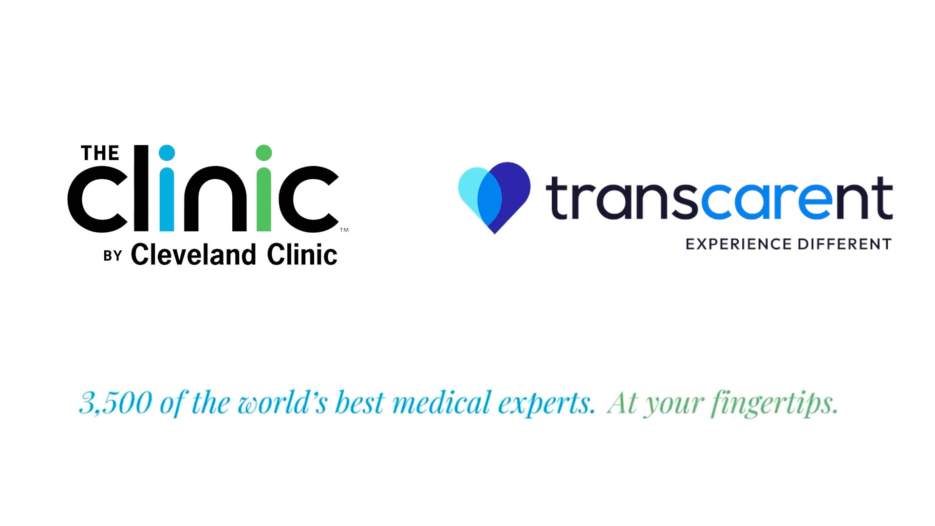 Transcarent's partnership with The Clinic by Cleveland Clinic brings Transcarent Members convenient, virtual access to Cleveland Clinic’s 3,500 world-renowned expert physicians in more than 550 advanced subspecialties for Expert Second Opinions on diagnoses and treatment plans.