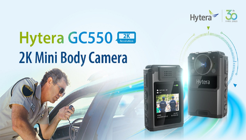 Hytera GC550 2K Mini Body Camera (Photo: Business Wire)