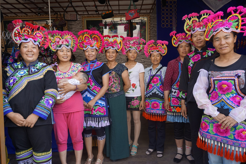 Female entrepreneurs in Chuxiong, Yunnan Province increased their income and helped preserve the Yunnan Embroidery cultural industry thanks to Mary Kay Women?s Entrepreneurship Program. (Photo: Mary Kay Inc.)