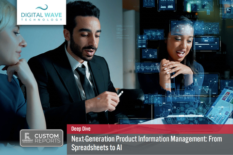 Coresight Research custom report, "Next Generation PIM – From Spreadsheets to AI," sponsored by Digital Wave Technology. (Photo: Business Wire)