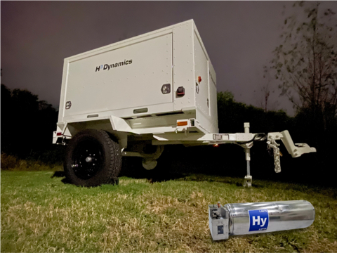 thumbnail H3 Dynamics on-demand hydrogen production, storage and filling trailer system named "H2FIELD" now adding liquid hydrogen on-demand as its next step. (Photo: Business Wire)