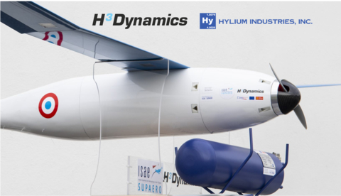 thumbnail Joint development for transatlantic crossing with ISAE-SUPAERO Toulouse, H3 Dynamics - using HYLIUM Liquid hydrogen storage (Photo: Business Wire)