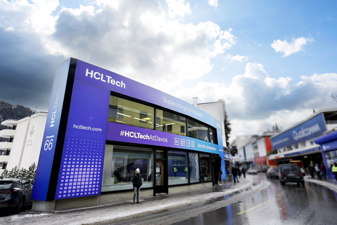 original HCLTech pavilion at Promenade66, Davos (Photo: Business Wire)