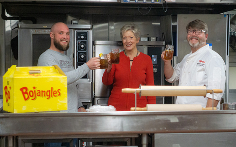 Bojangles and Appalachian Mountain Brewery (AMB) have partnered to brew the tasty beverage we didn’t know we’ve been waiting for: Bojangles Hard Sweet Tea. (Photo: Bojangles)