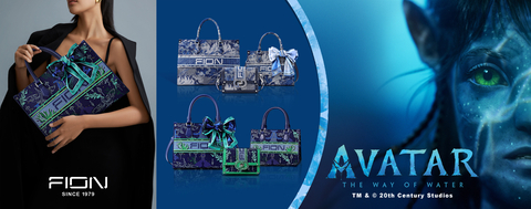 FION Avatar handbag: Large Tote Bag, Medium Tote Bag, Crossbody & Shoulder Bag. (Photo: Business Wire)