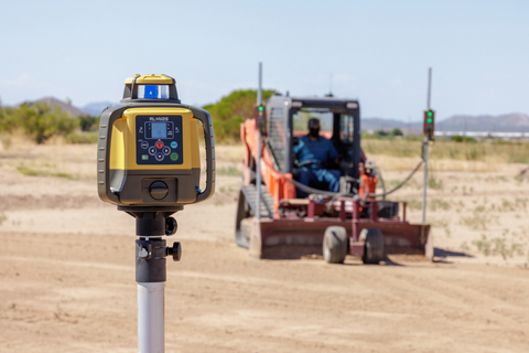 Topcon has announced 2D-MC, an automatic grade control solution for compact track loaders.(Photo: Business Wire)