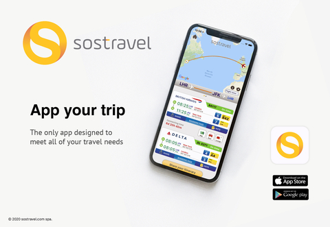 original Sostravel.com e' il tour operator italiano con la app per i viaggiatori che consente di migliorare i viaggi, con l'aiuto della tecnologia ed innovazione, come il servizio Lost Luggage Concierge https://sostravel.com/. (Graphic: Business Wire)