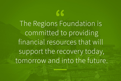 The Regions Foundation is a nonprofit initiative funded primarily by Regions Bank.