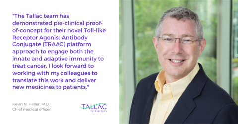Tallac Therapeutics Appoints Kevin N. Heller, M.D., as Chief Medical Officer (Graphic: Business Wire)