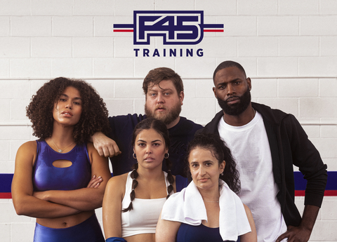 F45 Training launches first-ever brand campaign, "No One Trains Alone". (Photo: Business Wire)