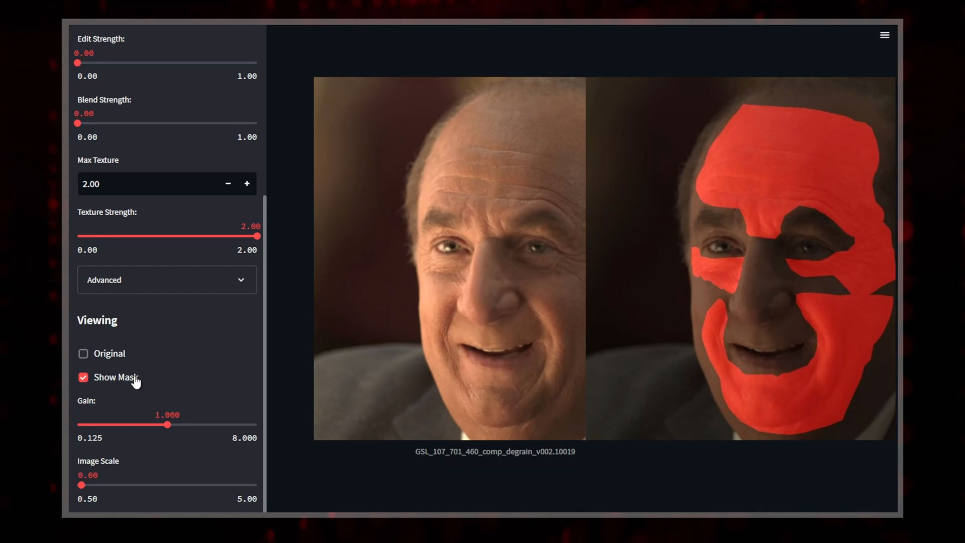 Vanity AI is the first completely automated, end-to-end artificial intelligence (AI) solution for Hollywood VFX. Vanity AI is a production-ready solution that empowers VFX teams and Hollywood to deliver large volumes of high-end 2D aging, de-aging, cosmetic, wig, and prosthetic fixes. The technology is 300 times faster than traditional VFX pipelines, significantly more cost effective, and has no capacity constraints. With this pioneering approach to VFX, creating a feature-film caliber shot is now as simple as adjusting dials on a single frame. Instead of taking anywhere from one to five days for a VFX artist to complete a shot, Vanity AI can complete a shot in about three minutes, with output and consistency that is on par with highly talented VFX artists.