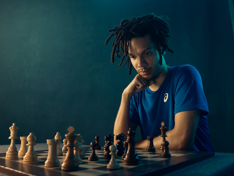 Competitive chess player, Kassa Korley took part in the ASICS Mind Games study (Photo: Business Wire)