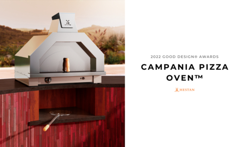 The Hestan Campania Pizza Oven™ has been selected as a 2022 GOOD DESIGN® award winner. (Graphic: Business Wire)
