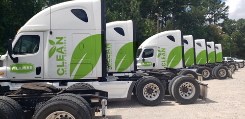 Filamar Energy Services signed an agreement with Clean Energy for an anticipated 4.2 million gallons of natural gas to power a fleet of more than 50 heavy-duty trucks. (Photo: Business Wire)