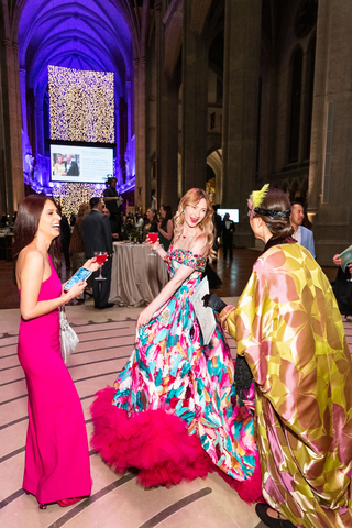 Grace Cathedral is getting ready to glow up for its 13th annual Carnivale fundraising gala, where San Franciscans gather to celebrate Mardi Gras. Today, the cathedral formally announced the theme for its annual Carnivale celebration, occurring on February 21, as “The Future is Bright'' and it will be the first fully in-person gala since 2020. (Photo: Business Wire)