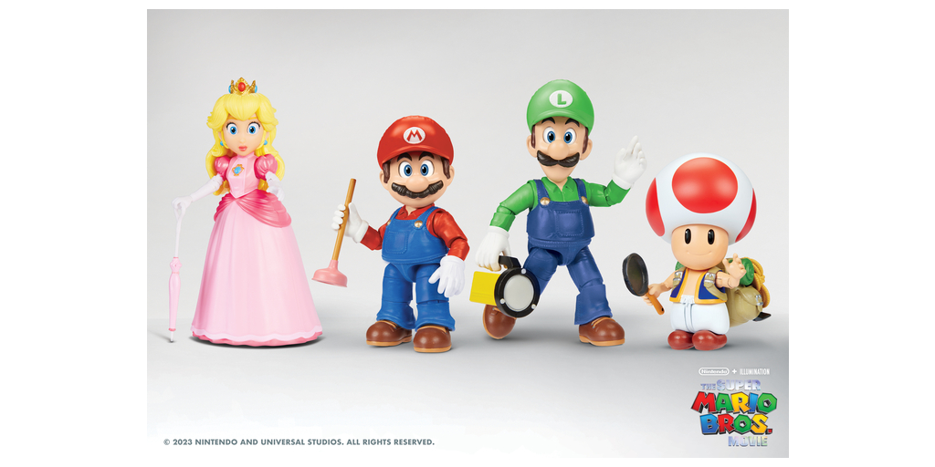 Super Mario Bros. MARIO Super Sized Action Figure Nintendo World Toy