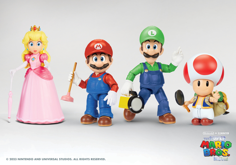 The Super Mario Bros. Movie 5” Figure Series with Accessory Assortment by JAKKS Pacific (Photo: Business Wire)