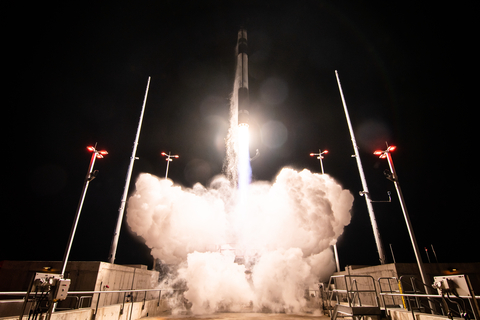 Electron lifts off from Launch Complex 2 at NASA's Wallops Flight Facility at the Mid-Atlantic Regional Spaceport in Virginia. The mission was Rocket Lab's first launch from U.S. soil. Image Credit - Brady Kenniston