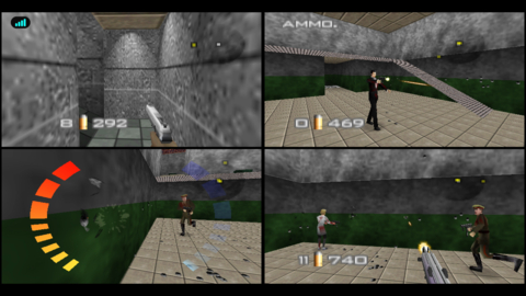 Starting Jan. 27, GoldenEye 007 will be available for everyone with a Nintendo Switch Online + Expansion Pack membership as part of the Nintendo 64 – Nintendo Switch Online collection. Save the day, then go for the gold in spy-vs-spy action locally or online in the four-player multiplayer mode and enjoy round after round of first-person competitive action. (Graphic: Business Wire)