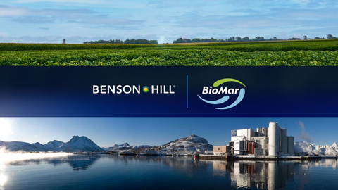 BioMar Sources Benson Hill Ingredients to Boost Sustainability of High-Performance Aquafeed (Photo: Business Wire)