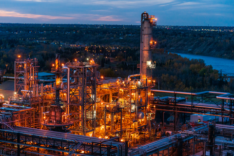 Strathcona refinery, Edmonton, AB 2021 (Photo: Business Wire)