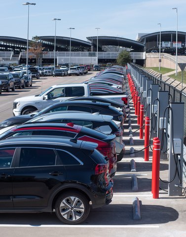 Avis Budget Group and SK Group’s EverCharge Launch Large-Scale Electric Vehicle Charging Solution at Houston Airport (Photo: Business Wire)