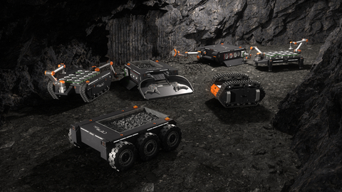 OffWorld AI-powered swarm robotic mining squad (Photo: Business Wire)