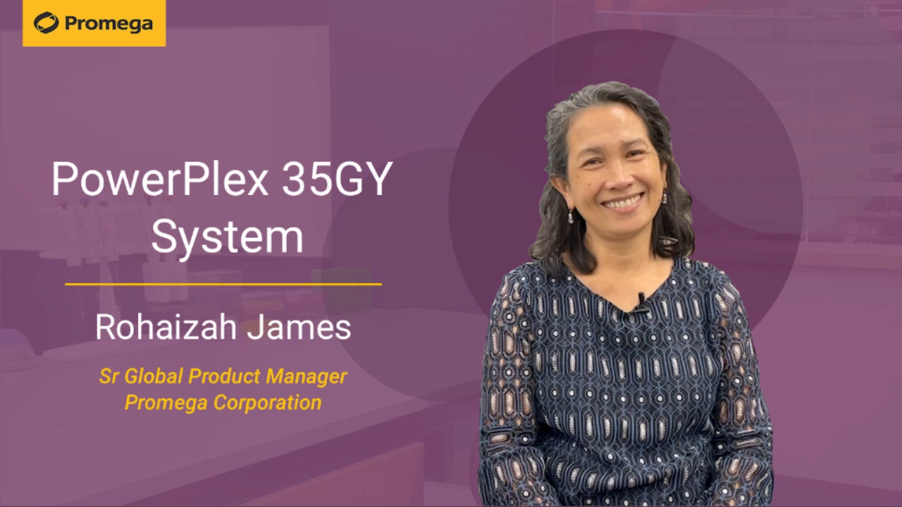 Senior Product Manager Rohaizah James describes how PowerPlex® 35GY System helps forensic laboratories get more information out of their most challenging samples.