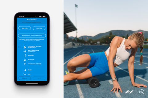 WHOOP, the human performance company, and Hyperice, a global high-performance wellness brand, today announced an innovative partnership, unveiling a first-of-its-kind data integration to help users better understand the connection between recovery and how it impacts overall health. (Photo: Business Wire)