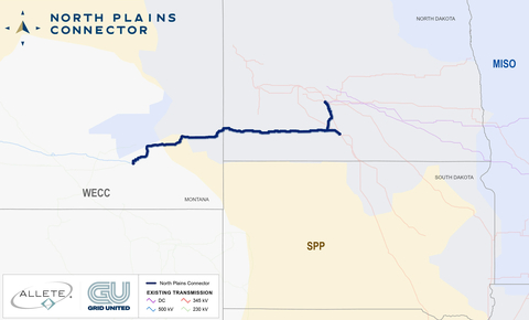 North Plains Connector Map (Photo: Business Wire)