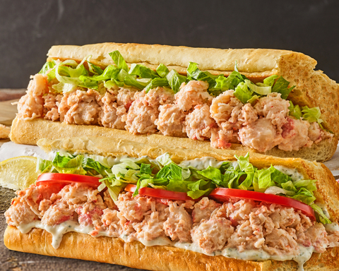 The Lemon-Herb Lobster Sub and the Classic Lobster Sub. (Photo: Business Wire)