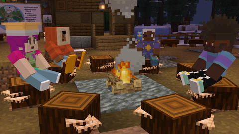 The Minecraft Creator Series Camp Enderwood DLC Map is now live! (Photo: Business Wire)