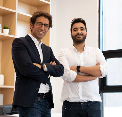 MNT-Halan’s co-founders Mounir Nakhla, CEO, and Ahmed Mohsen, CTO (Photo: Business Wire)