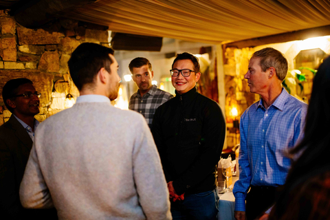 original Finance leaders at a Vareto Visionaries community dinner. (Photo: Business Wire)