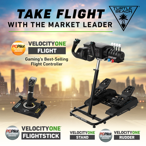 Turtle Beach’s Critically Acclaimed VelocityOne Flight Universal Control System Becomes Gaming’s Best-Selling Flight Controller (Graphic: Business Wire)