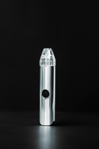 Pneuma’s device (pictured) delivers a nonheated, water-based aerosol with droplet diameters less than 1/100,000th of an inch. (Photo: Business Wire)