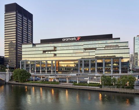 Photo: Aramark headquarters, located in Philadelphia, PA. Aramark announced a new partnership with the Thurgood Marshall College Fund (TMCF), the nation’s largest organization exclusively representing the Black College Community, to launch the Aramark HBCU Emerging Leaders Program. The HBCU Emerging Leaders Program will offer 15 students from HBCUs a two-day immersion at Aramark’s headquarters in Philadelphia, PA, focusing on career exploration and professional development. (Photo: Business Wire)